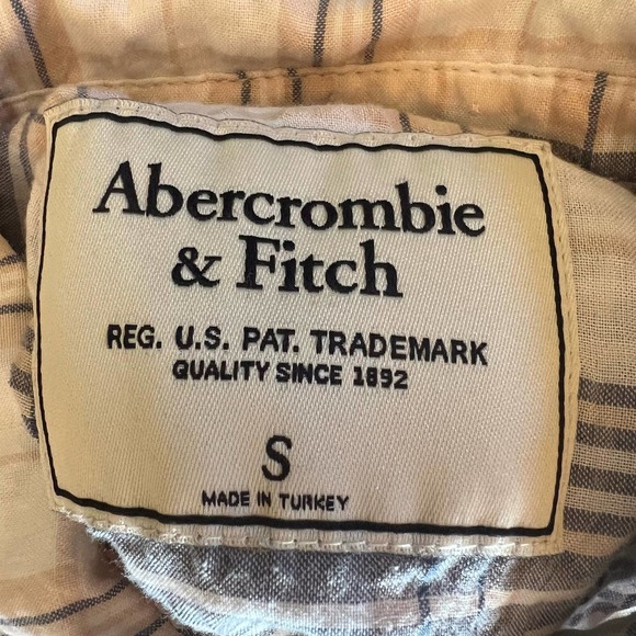 Abercrombie & Fitch Plaid Flannel Button Down Shirt Size XS - Picture 9 of 11